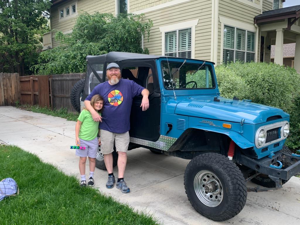 Hell Yeah FJ40 t-shirt with the real thing