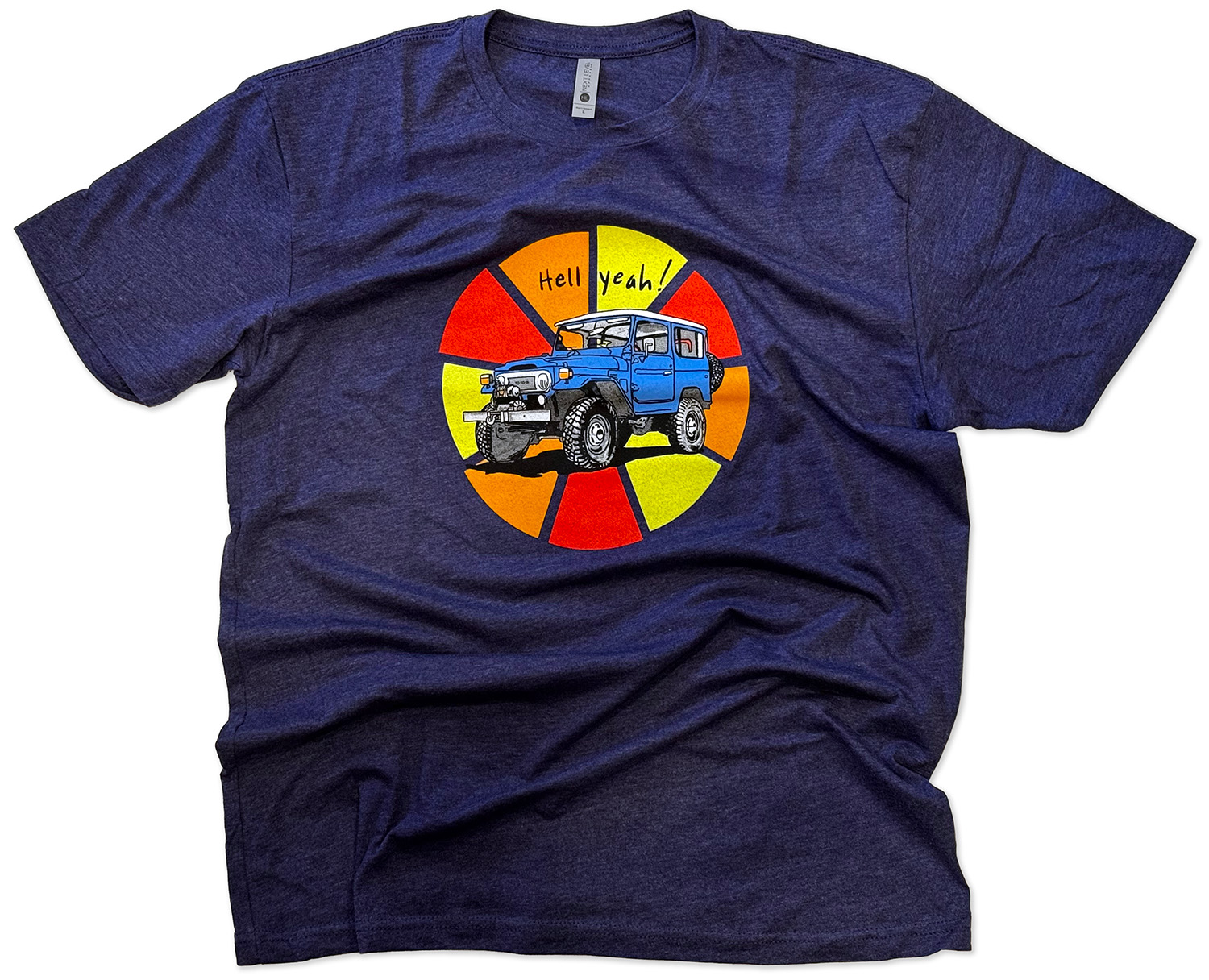 Hell Yeah FJ40 Blue t-shirt
